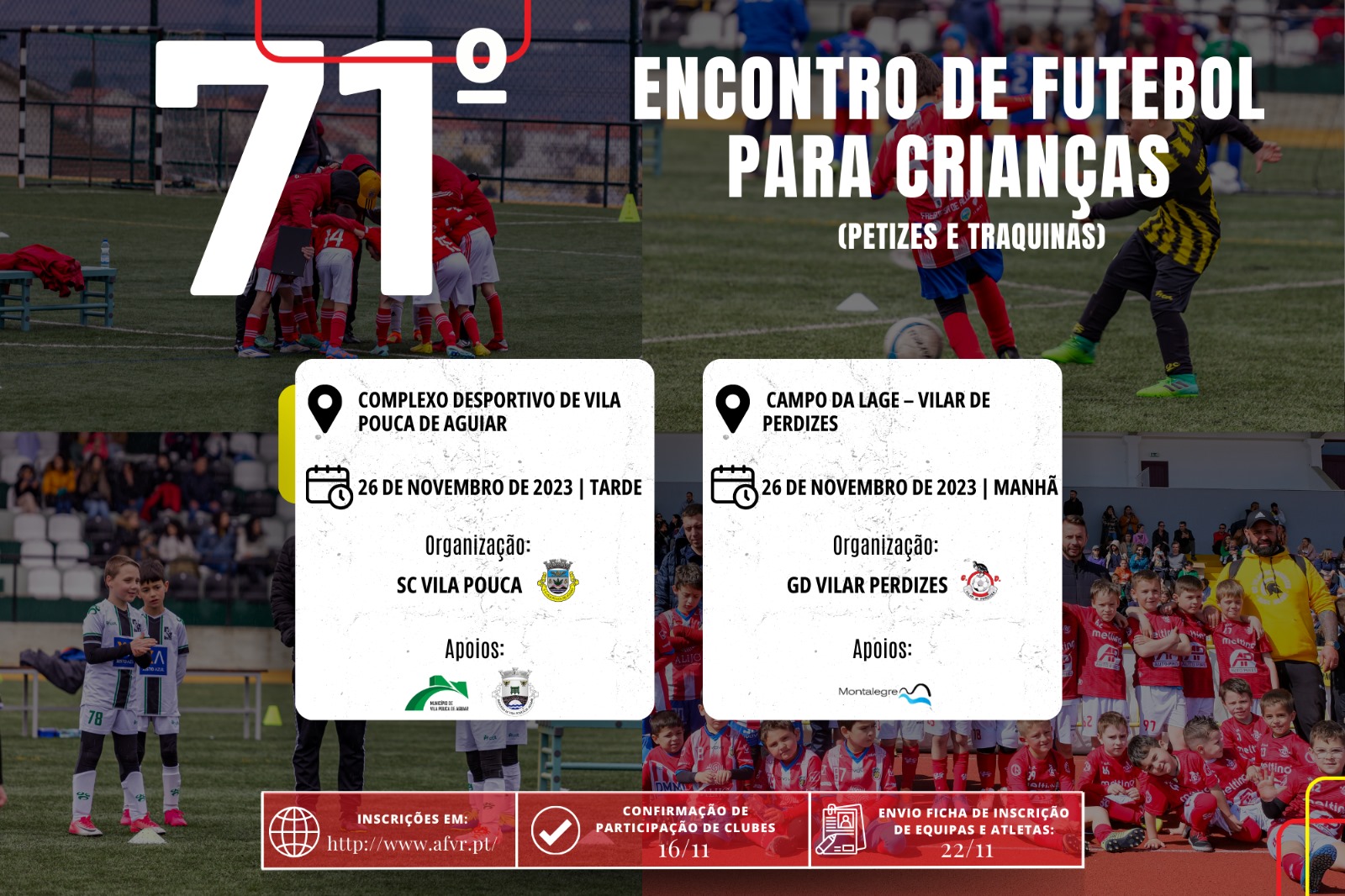 71º ENCONTRO DE FUTEBOL PARA CRIANÇAS